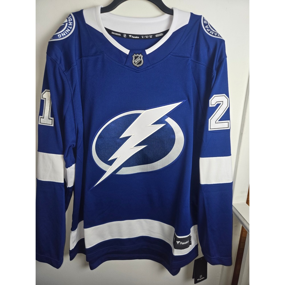 Tampa Bay Lightning Brayden Point Fanatics Breakaway Jersey Mens XL